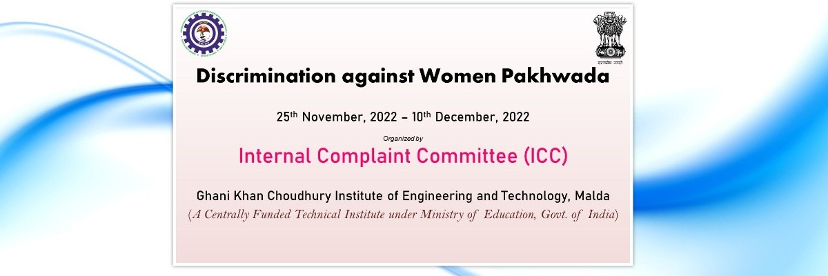 Discrimination against Women Pakhwada